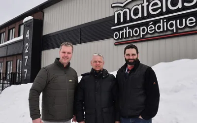 DE NOUVEAUX PROPRIÉTAIRESPOUR L’ENTREPRISE MATELAS ORTHOPÉDIQUE